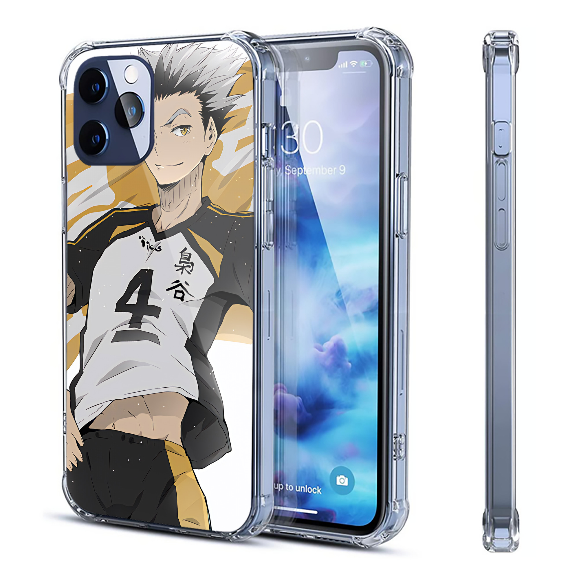 （画像用） ハイキュー!! Haikyu!! 【iPhone 12シリーズ対応】透明スマホケース（クリアソフトケース）